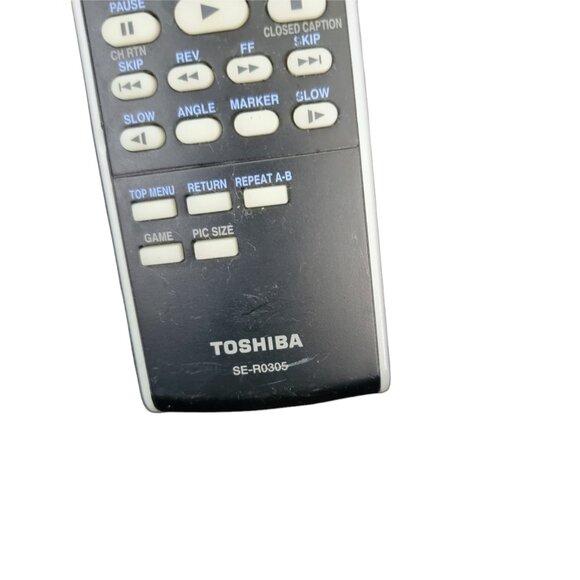 Genuine Toshiba TV Remote Control SE-R0305 Tested and Works - Picture 3 of 3